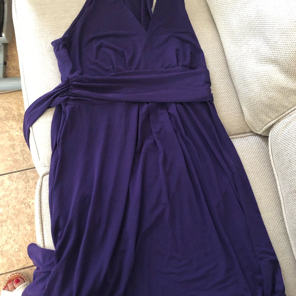 Elegant Purple Women's Dress